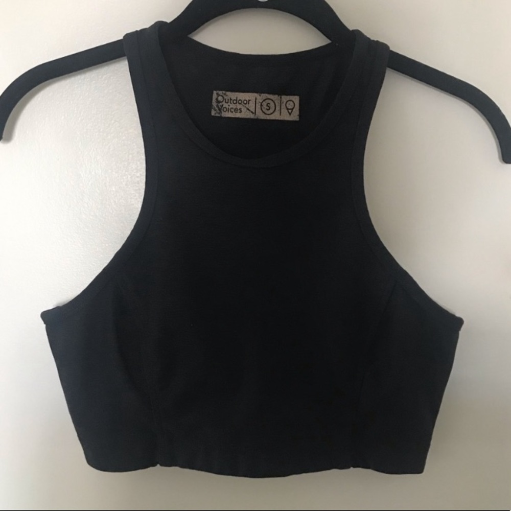 Outdoor voices crop bra